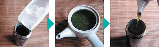ロックで飲もう!急須のお茶