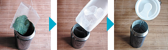 暑い夏には水出し茶